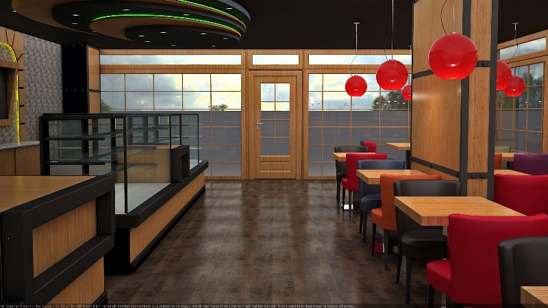 Cafe & Pastane Dizaynı